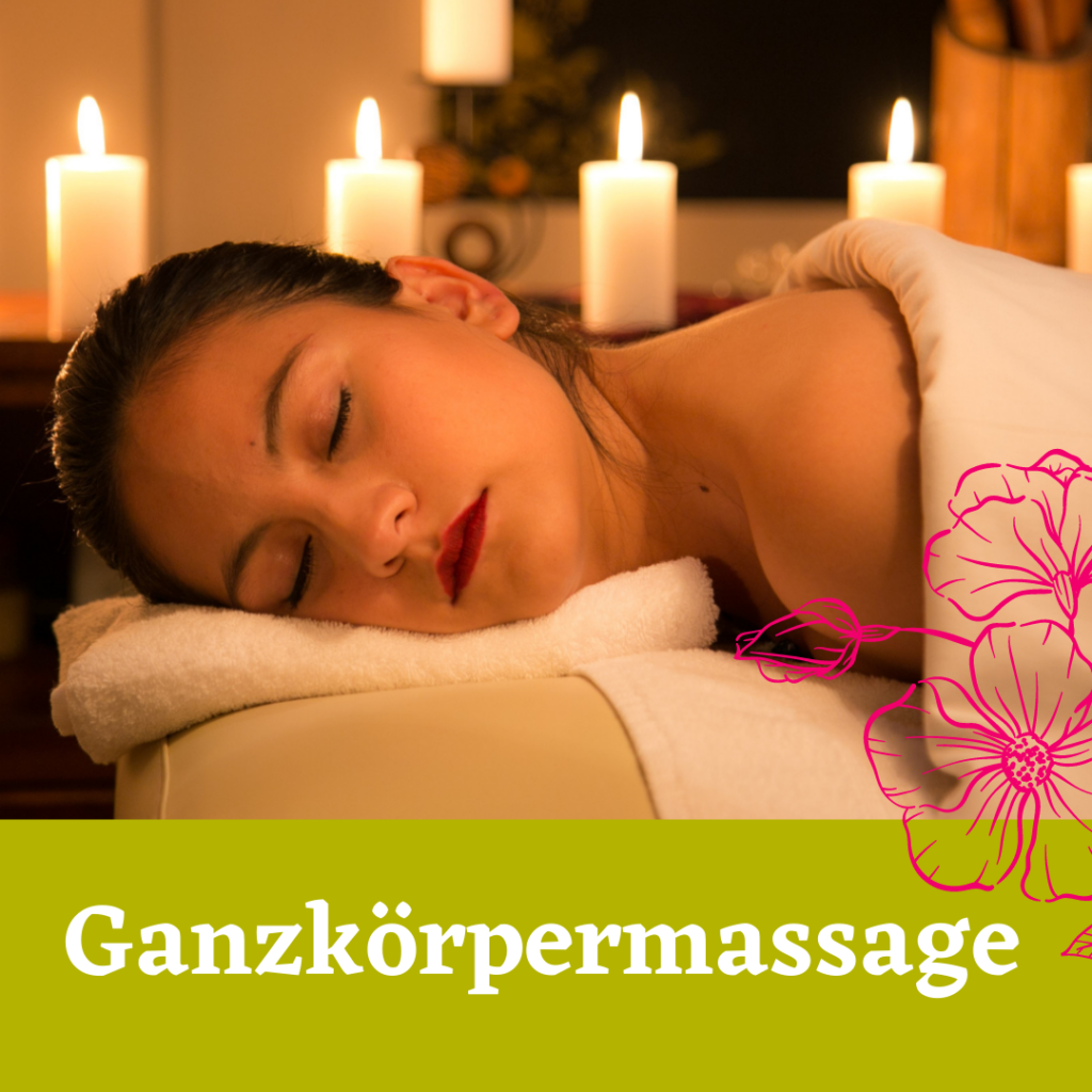 Ganzkörpermassage. 90 min für 89 Euro.